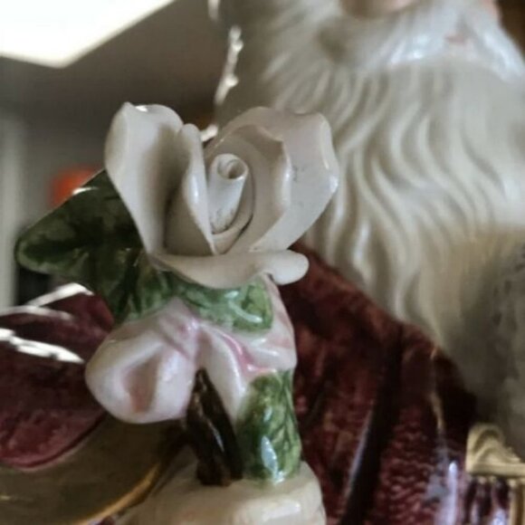 House of Lloyd Peaceful Kingdom Santa with Lion Music Box Christmas Holiday - Picture 7 of 12